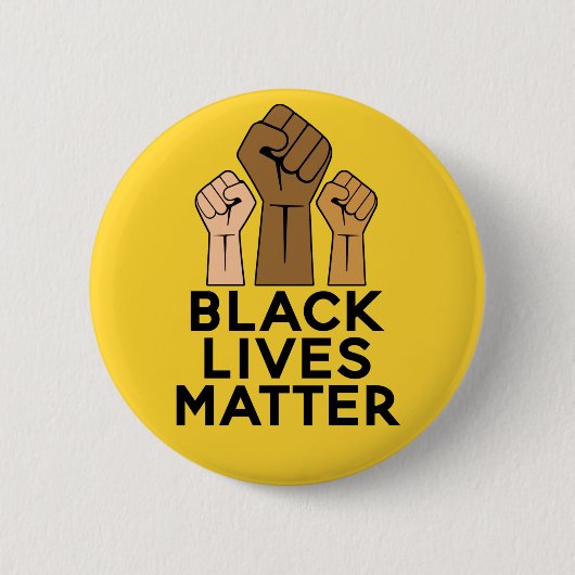 Black Lives Materie - Solidariteit eerste pomp Ronde Button 5,7 Cm (Voorkant)