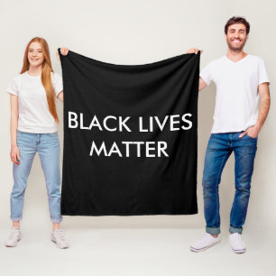Black Lives Matt Couverture en polaire personnalis