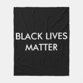 Black Lives Matt Couverture en polaire personnalis (Devant)