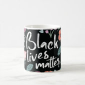 Black Lives Matt Floral Mug (Centre)