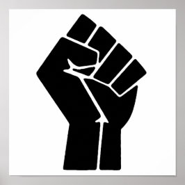Black Lives Matte FIST 4 #BLM Poster