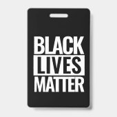 Black Lives Matter Aangepast Badge (Achterkant)