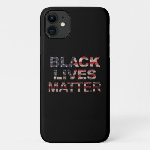 Black Lives Matter Amerikaanse vlag iPhone 11 Hoesje