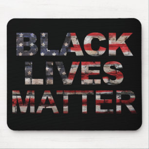 Black Lives Matter Amerikaanse vlag Muismat
