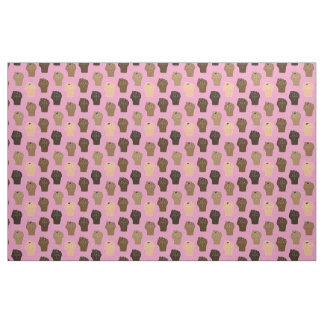 Black Lives Matter - Bestrijd tegen de Fist Fabric Stof