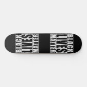 Black Lives Matter beton Skateboard (Horizontaal)