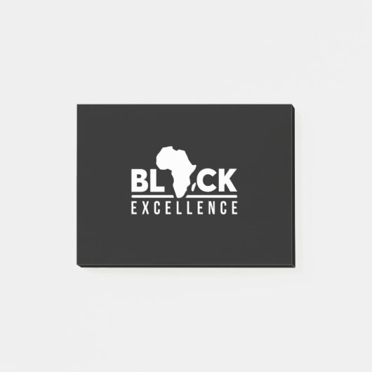 Black Lives Matter Black Excellence Post-it® Notes (Voorkant)