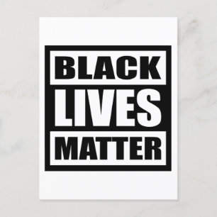 Black Lives Matter, Black History Maand, Equality Briefkaart