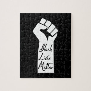 Black Lives Matter Black Woman Legpuzzel