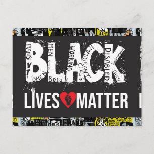 Black Lives Matter Blank Kaart