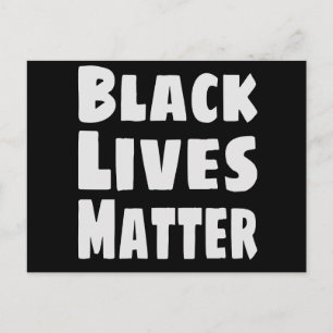 Black Lives Matter BLM Briefkaart