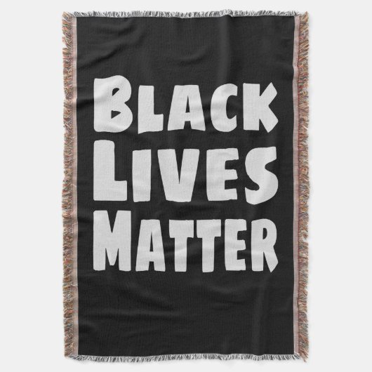 Black Lives Matter BLM Deken (Voorkant Verticaal)