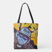 Black Lives Matter BLM Graffiti Tas (Achterkant)