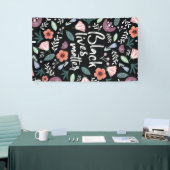 Black Lives Matter Bloemen Banner (Beurs)