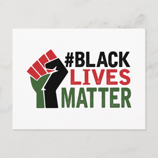 #Black Lives Matter Briefkaart (Voorkant)