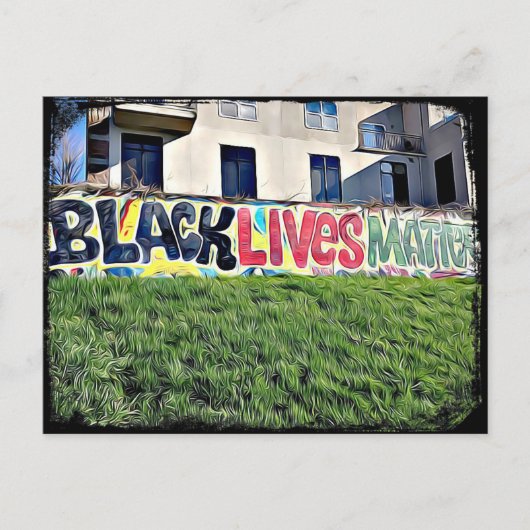 Black Lives Matter Briefkaart (Voorkant)