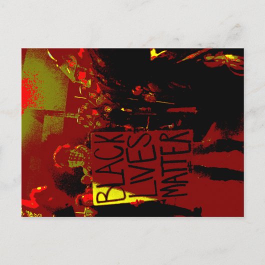 Black Lives Matter Briefkaart (Voorkant)