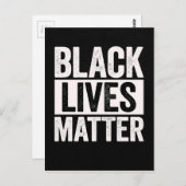 Black Lives Matter Briefkaart (Voorkant / Achterkant)
