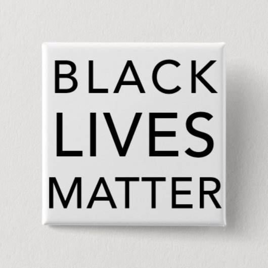 Black Lives Matter Button (Voorkant)