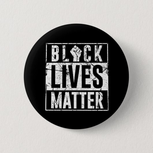 Black Lives Matter Button (Voorkant)