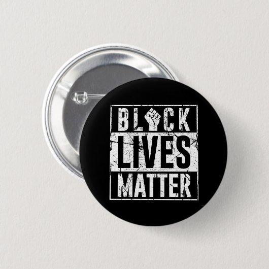 Black Lives Matter Button (Voorkant /achterkant)