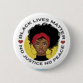 Black Lives Matter Button (Voorkant)