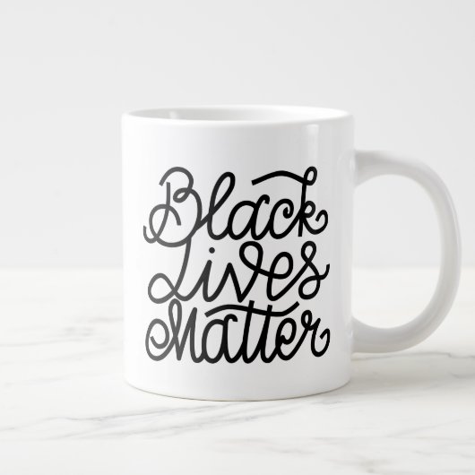 Black Lives Matter Extra Grote Beker (Rechts)