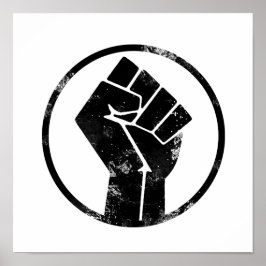 Black Lives Matter FIST 2 #BLM Poster
