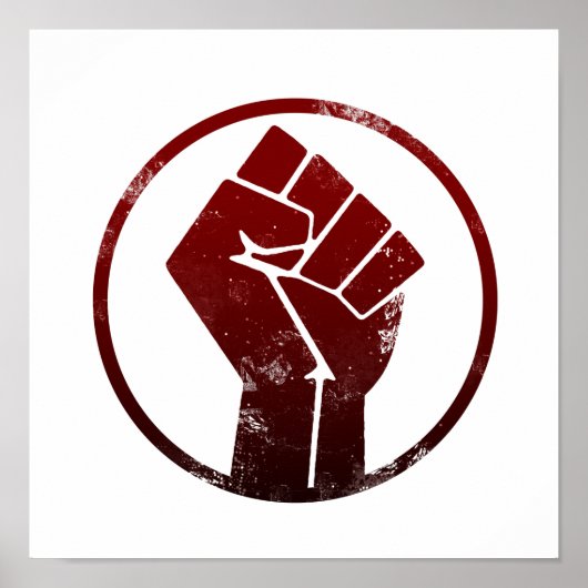 Black Lives Matter FIST 3 #BLM Poster (Voorkant)