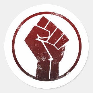Black Lives Matter FIST 3 #BLM Ronde Sticker