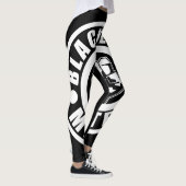 Black Lives Matter, Fist, Black Power, BHM Leggings (Rechts)