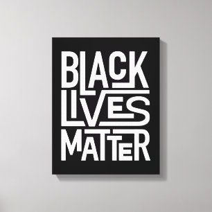 Black Lives Matter   Gelijke rechten Canvas Afdruk