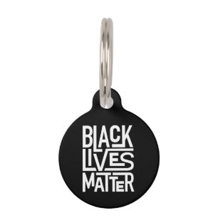 Black Lives Matter Gelijke rechten Huisdierpenning
