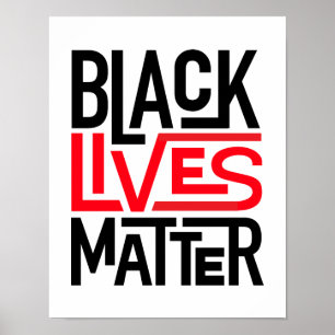 Black Lives Matter Gelijke rechten Poster