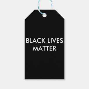 Black Lives Matter Gift Label, BLM Cadeaulabel