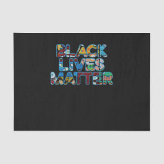 Black Lives Matter Graffiti Geniet van gelijkheid Tissuepapier