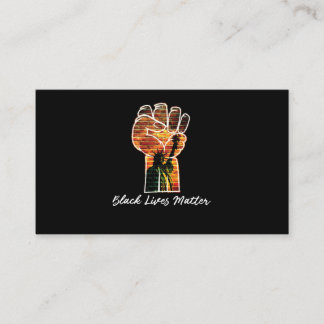 Black Lives Matter Graffiti Geniet van gelijkheid Visitekaartje