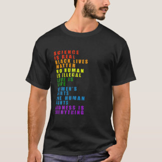 Black Lives Matter Human Rights BLM T-shirt