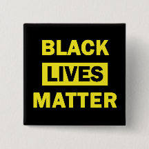 Black Lives Matter in Yellow Block Letters