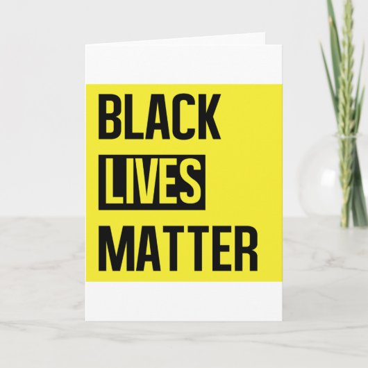 Black Lives Matter Kaart (Voorkant)