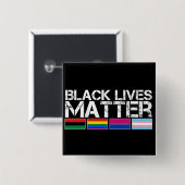 Black Lives Matter LGBT Button (Voorkant /achterkant)