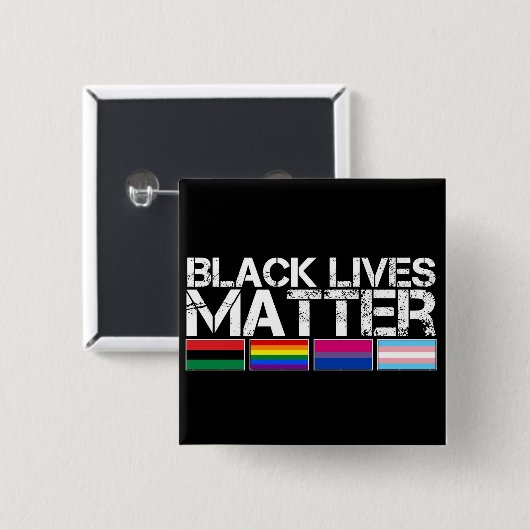 Black Lives Matter LGBT Button (Voorkant /achterkant)