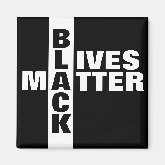 Black Lives Matter Magnet Magneet (Voorkant)