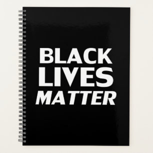 Black Lives Matter noir blanc typographie moderne
