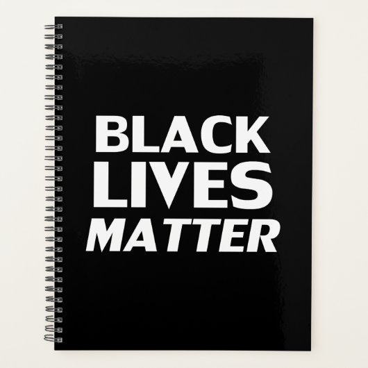 Black Lives Matter noir blanc typographie moderne (Devant)