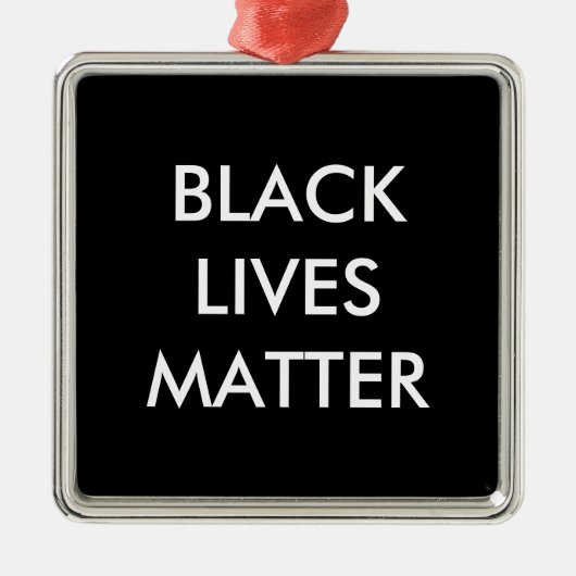 Black Lives Matter Ornament (Voorkant)