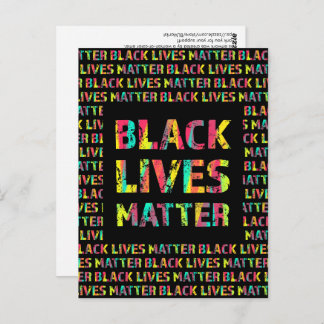 Black Lives Matter Painting 01 groeit samen Briefkaart