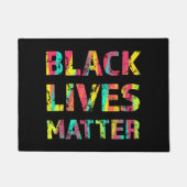 Black Lives Matter Painting 01 verhogen bewerkbaar Deurmat (Voorkant)