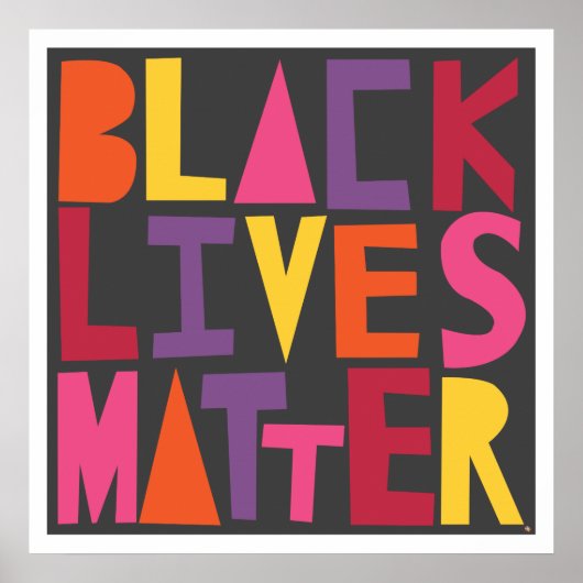 Black Lives Matter Poster (Voorkant)
