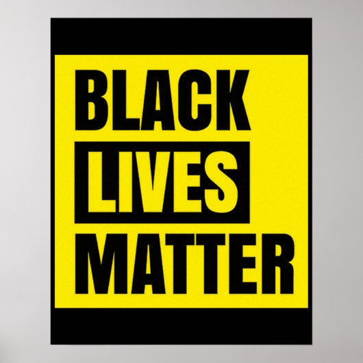 Black Lives Matter Poster (Voorkant)